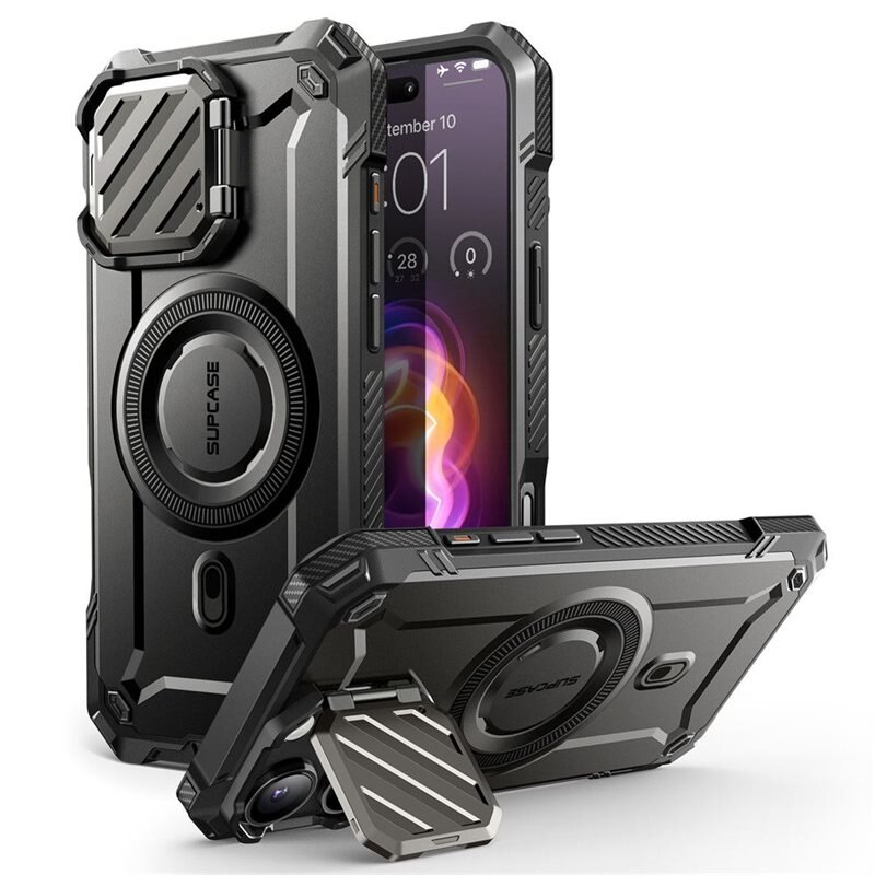 SUPCASE Unicorn Beetle XT MagSafe Case iPhone 16 Pro Max Black