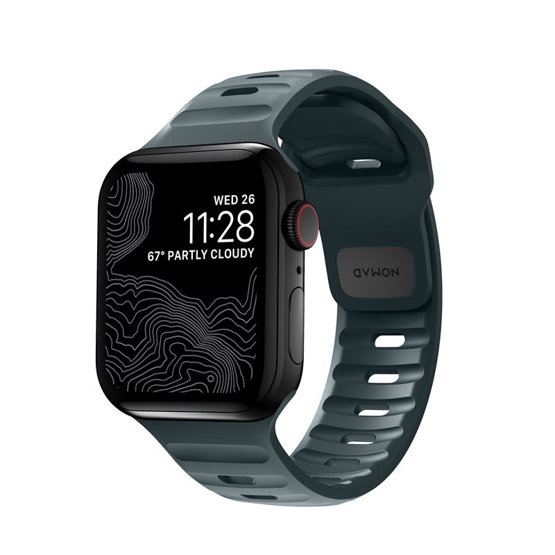 Nomad Apple Watch SE 40mm Sport Band Marine Blue - Sportigt armband av hög kvalitet