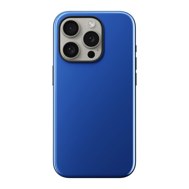 Nomad iPhone 15 Pro Sport Case MagSafe Super Blue - Mobilskal