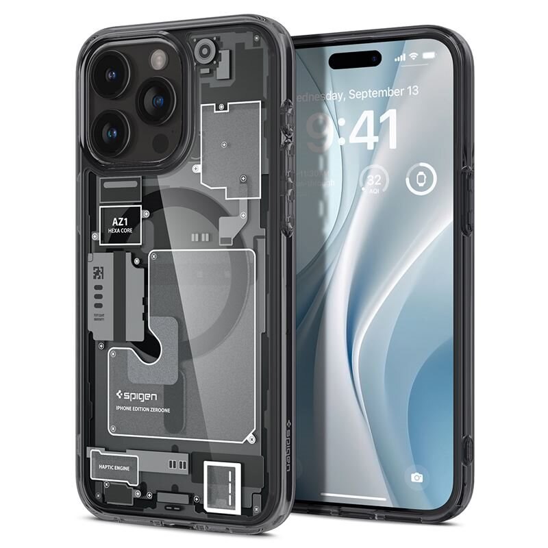 Spigen Case Ultra Hybrid MagSafe iPhone 15 Pro Max Zero One - Mobilskal med MagSafe