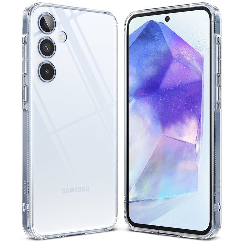 Ringke Fusion Case Samsung Galaxy A55 Genomskinlig - Stilrent mobilskal i snygg design