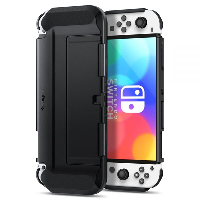 Spigen Nintendo Switch OLED Skal Tunt Svart - Skyddande skal