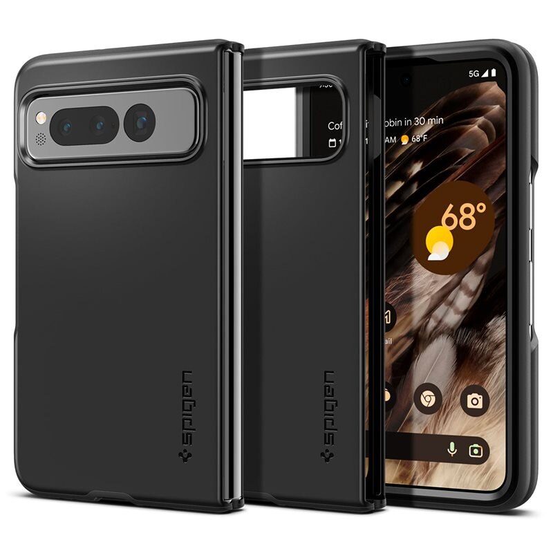 Spigen Google Pixel Fold Skal Tunt Svart - Tunt och minimalistiskt mobilskal