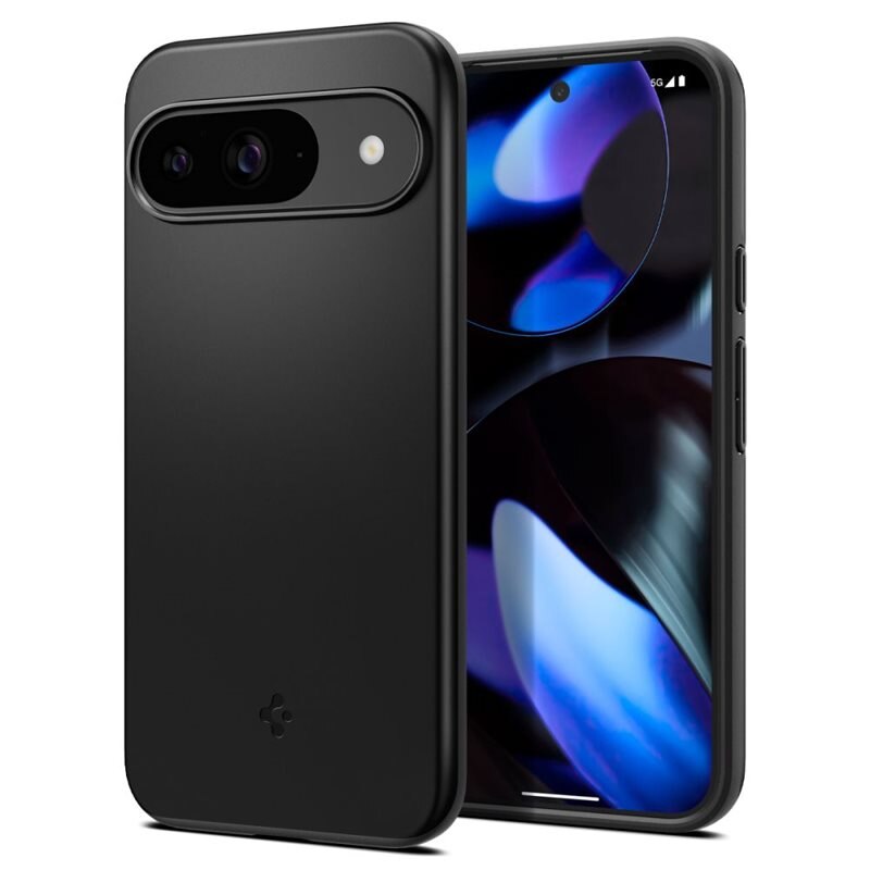 Spigen Google Pixel 9 Pro Case Thin Fit Black - Tunt och minimalistiskt mobilskal