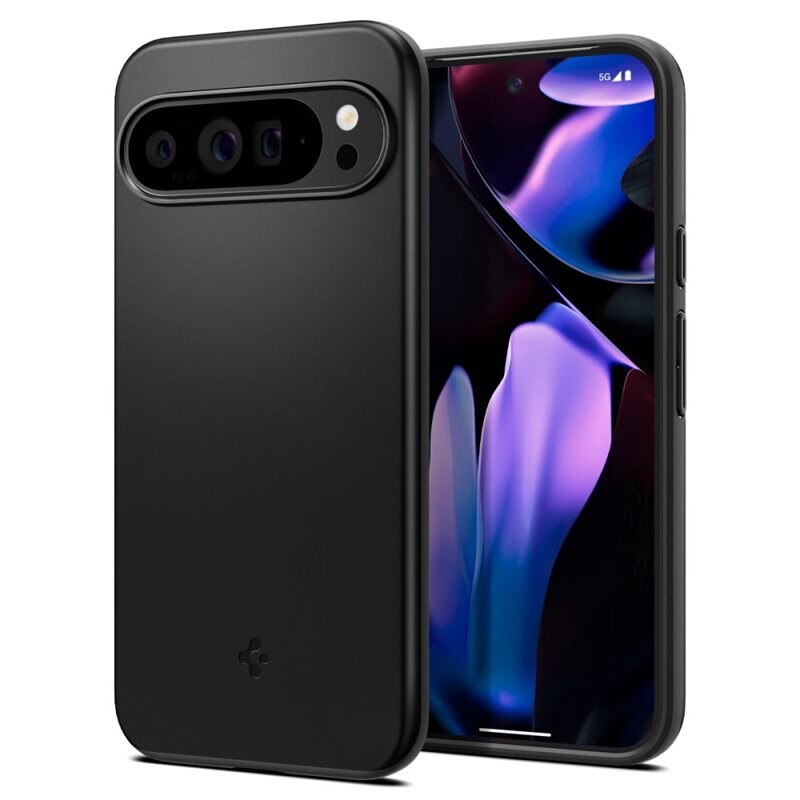 Spigen Google Pixel 9 Pro XL Case Thin Fit Black - Tunt och minimalistiskt mobilskal