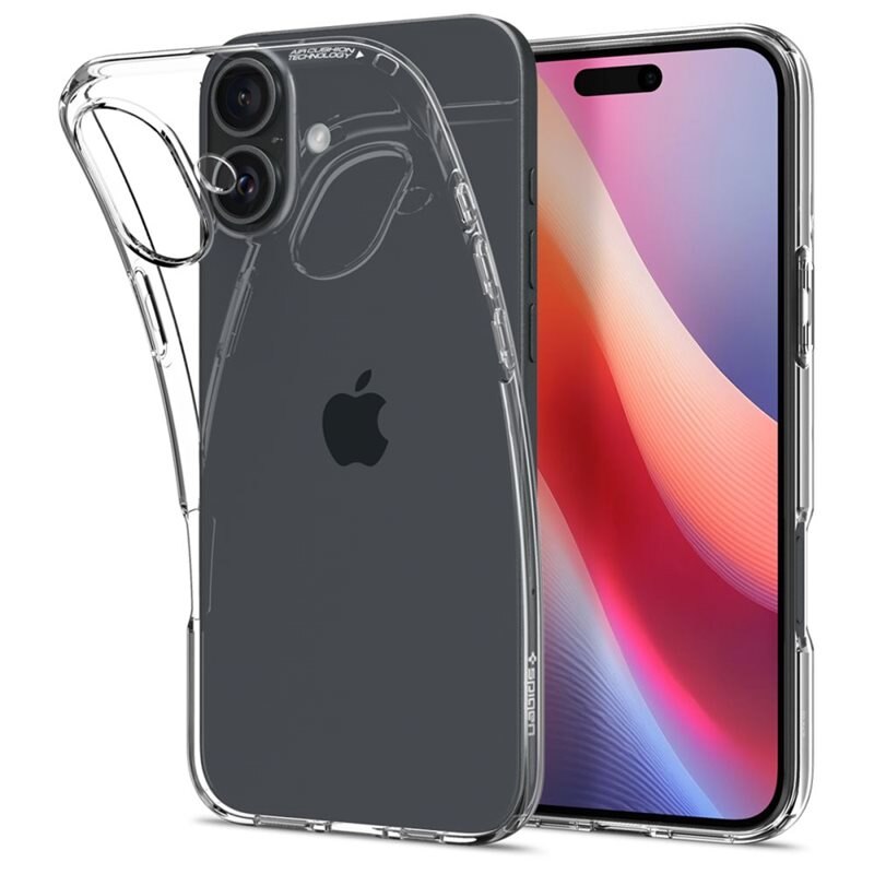 Spigen iPhone 16 Case Liquid Crystal Clear - Mobilskal