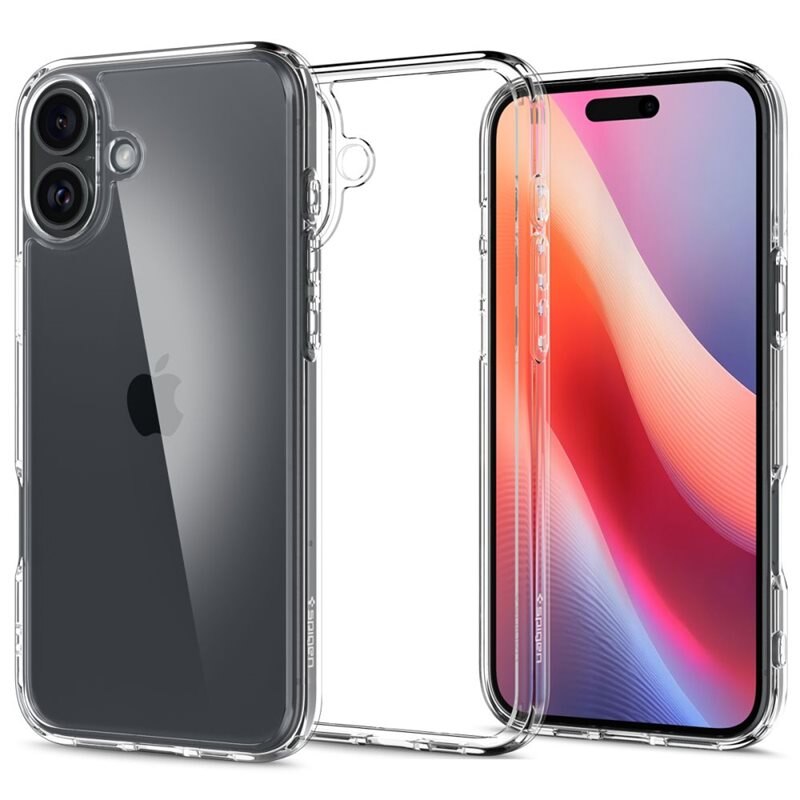 Spigen iPhone 16 Case Ultra Hybrid Crystal Clear - Mobilskal