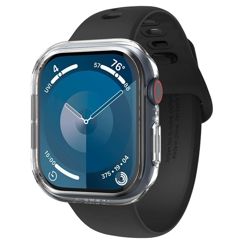 Spigen Apple Watch Series 10 42mm Case Thin Fit Crystal Clear - Tunt mobilskal i slimmad design
