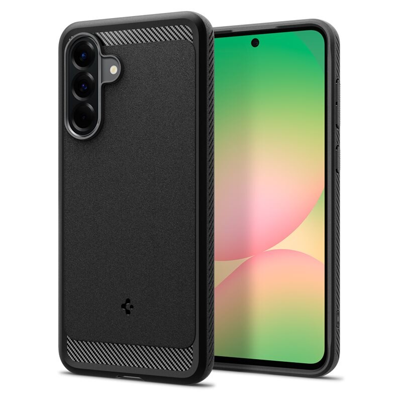 Spigen Samsung Galaxy A56 Case Rugged Armor Black - Mobilskal - Stöttåligt
