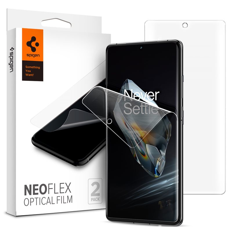 Spigen OnePlus 12 Screen Protector Neo Flex (2-pack) - Skärmskydd - Skyddar kant till kant