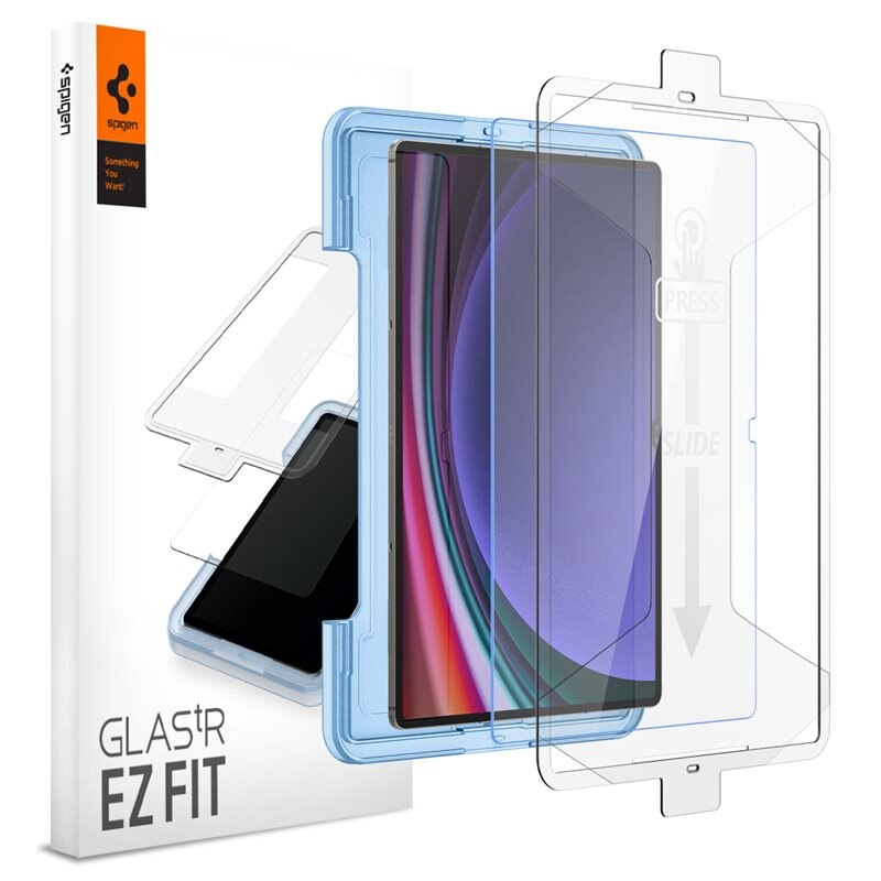 Spigen Samsung Galaxy Tab S9 Ultra Screen Protector GLAS.tR EZ Fit - Skärmskydd i härdat glas - Enkel installation