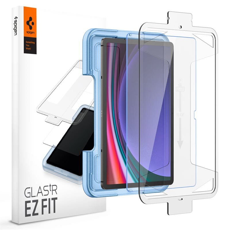 Spigen Samsung Galaxy Tab S9 Screen Protector GLAS.tR EZ Fit - Skärmskydd i härdat glas - Enkel installation