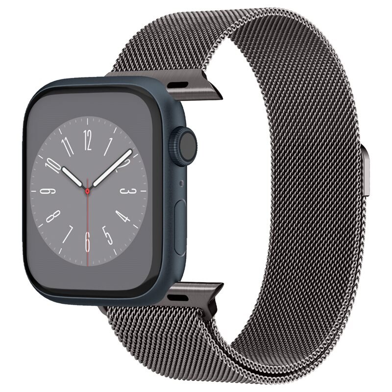 Spigen Apple Watch Series 10 46mm Armband Metal Fit Graphite