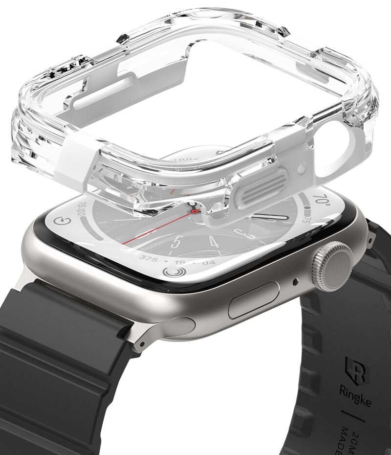 Ringke Fusion Bumper Apple Watch 45mm Series 7 White - Skyddande ram
