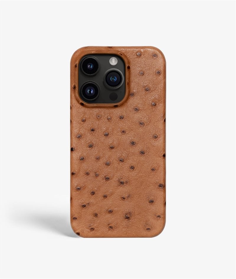The Case Factory Skal iPhone 13 Pro Ostrich Brun