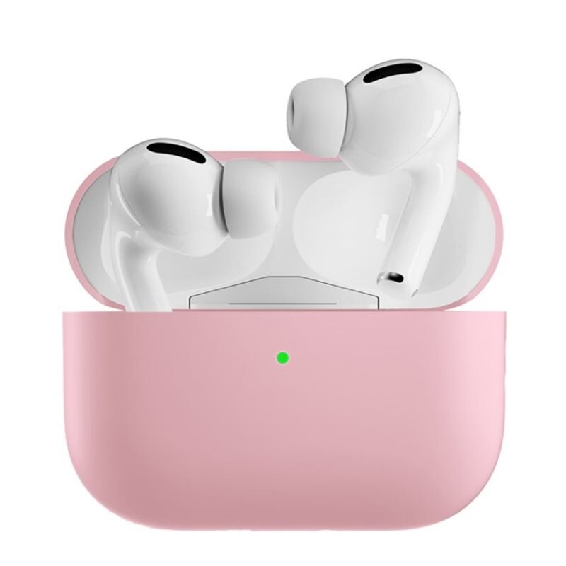 Silikonskal Apple AirPods Pro 2 rosa - Skyddande skal