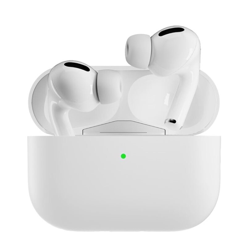 Silikonskal Apple AirPods Pro 2 vit - Skyddande skal