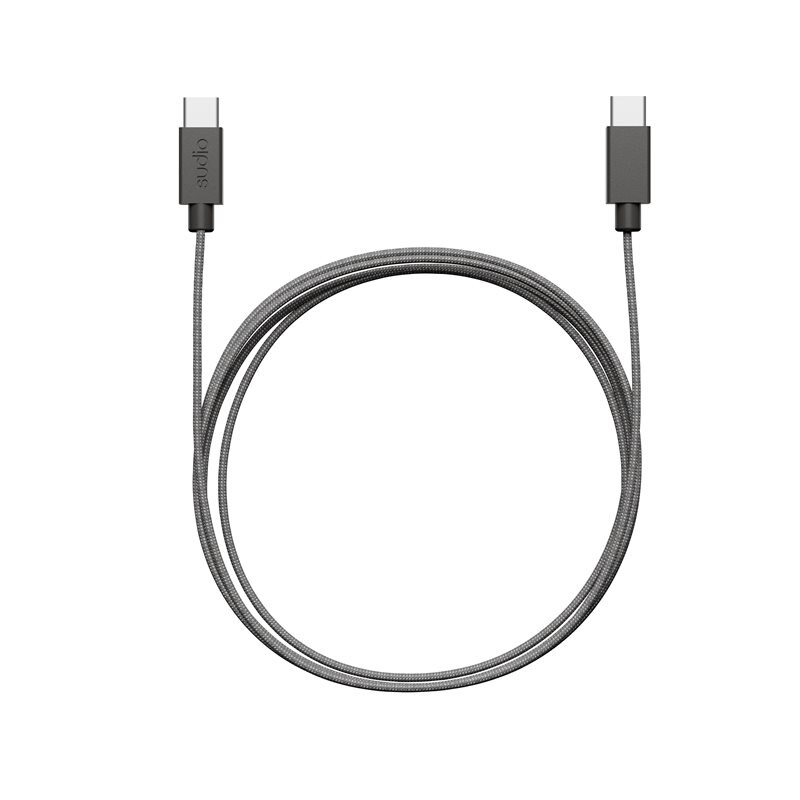 Sudio C1-C Kabel USB-C till USB-C 1.8 m Svart