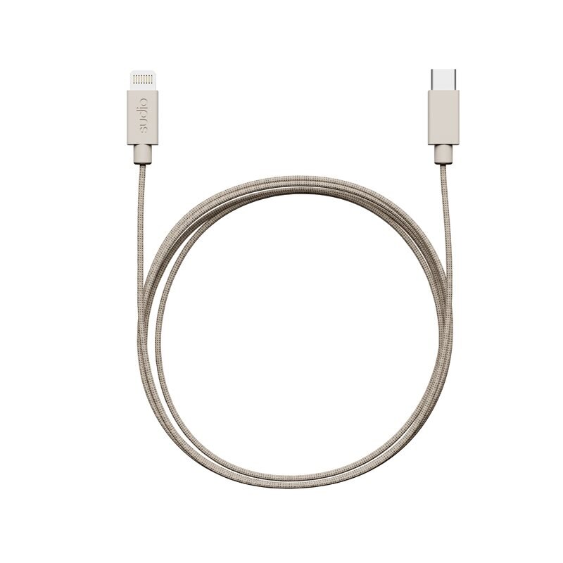 Sudio C1-L Kabel USB-C till Lightning 1.8 m Sand