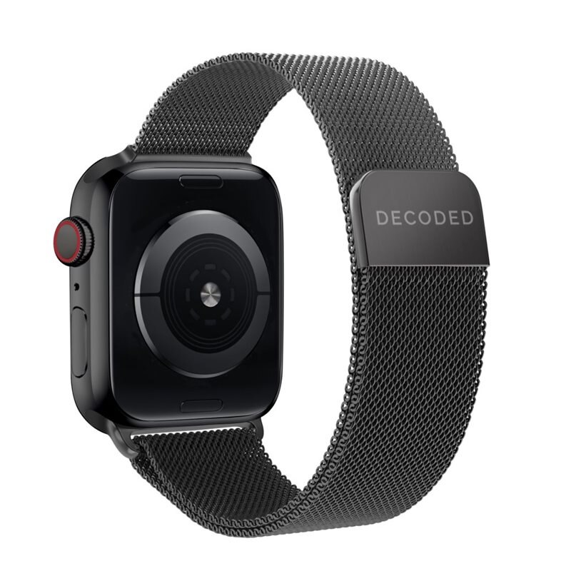 Decoded Milan Traction Strap Apple Watch 41mm Series 8 Black