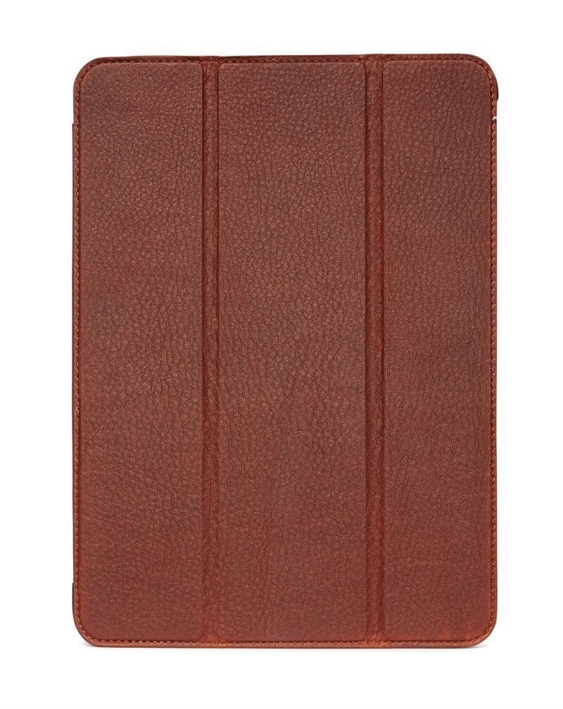 Decoded Leather Slim Cover Apple iPad 10.9 10th Gen (2022) Brun - Skyddande fodral i snygg design