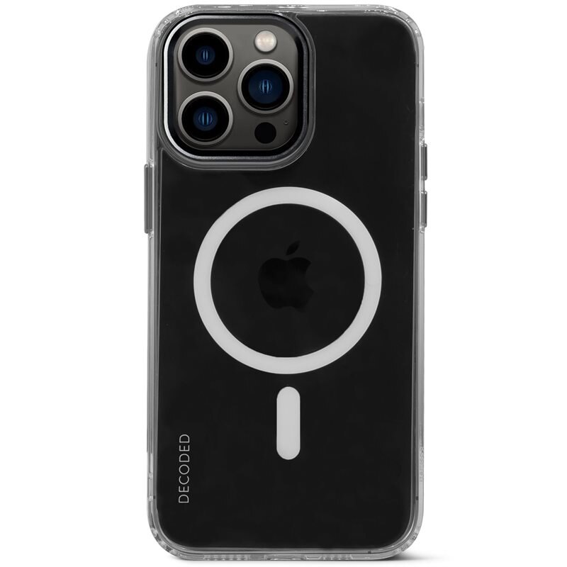 Decoded Recycled Plastic Clear Case MagSafe iPhone 14 Pro Transparent
