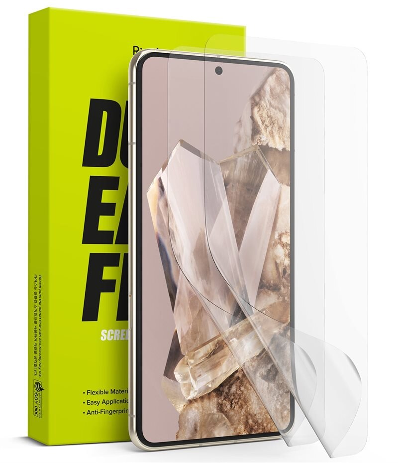 Ringke Dual Easy Screen Protector (2-pack) Google Pixel 8 Pro - Skärmskydd med monteringsverktyg för perfekt passform