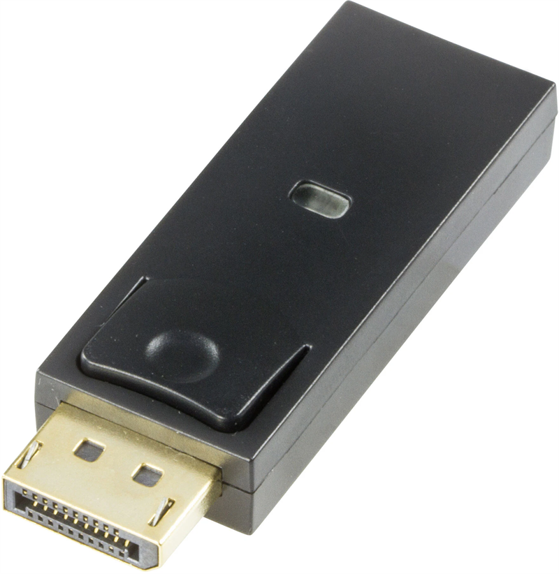 Deltaco DisplayPort-HDMI Adapter svart