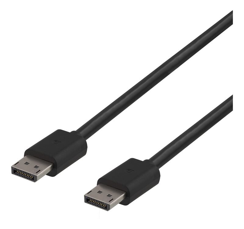 Deltaco DisplayPort Kabel 1m svart