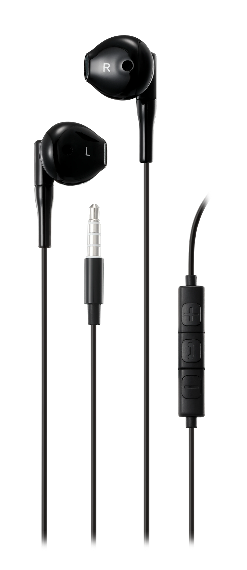 Streetz Semi-in-ear hörlurar 3.5mm svart