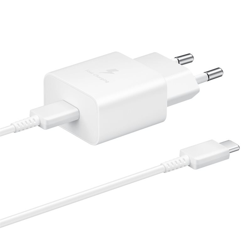 Samsung Mobilladdare PD Fast Charge 15W USB-C vit - Ladda snabbt och smidigt
