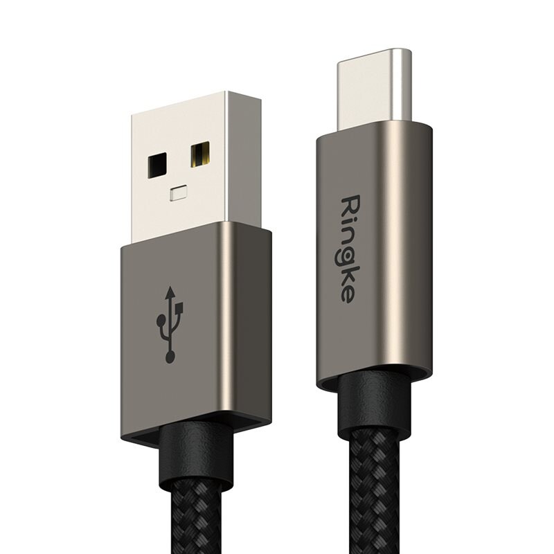 Ringke Fast Charging Basic Kabel USB-A -> USB-C 0,5m svart