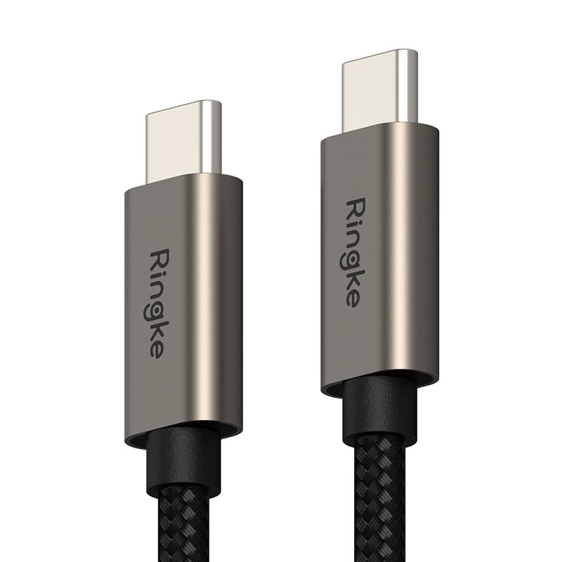 Ringke Fast Charging Basic Kabel USB-C -> USB-C 2m svart