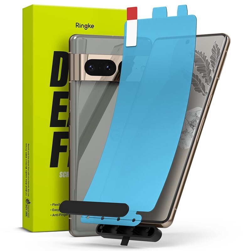 Ringke Dual Easy Skärmskydd (2-pack) Google Pixel 7 Pro - Skärmskydd med monteringsverktyg för perfekt passform