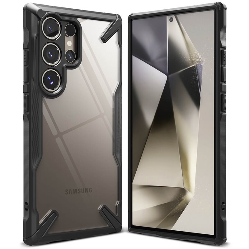 Ringke Fusion X Case Samsung Galaxy S24 Ultra Svart - Mobilskal i tuff design
