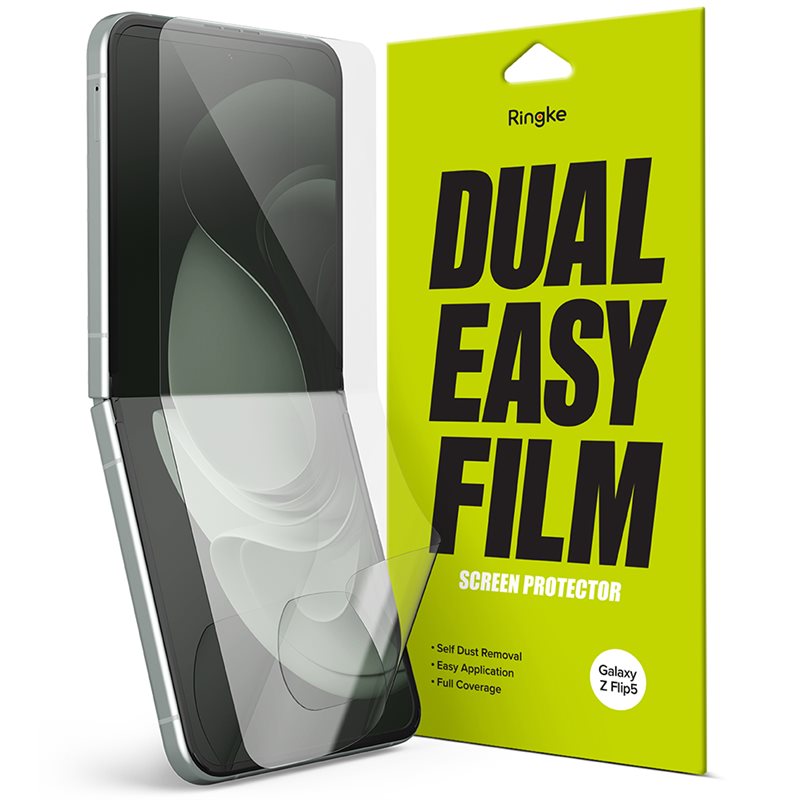 Ringke Dual Easy Skärmskydd (2-pack) Samsung Galaxy Z Flip 5