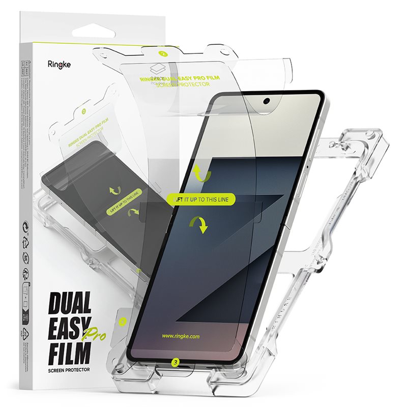Ringke Dual Easy Pro Screen Protector (2-pack) Samsung Galaxy Z Flip 7