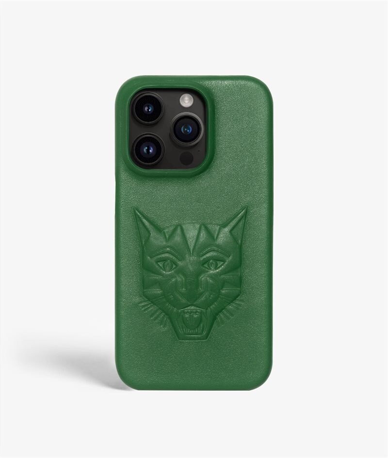 The Case Factory Skal iPhone 14 Pro Tiger Green