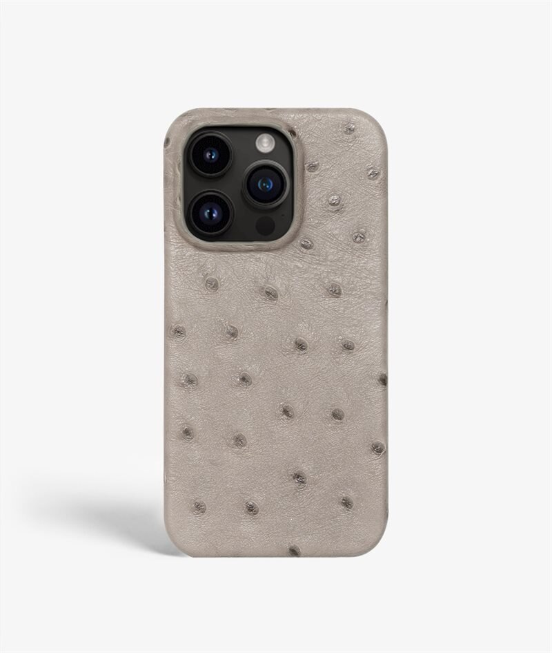 The Case Factory Skal iPhone 13 Pro Max Ostrich Grå