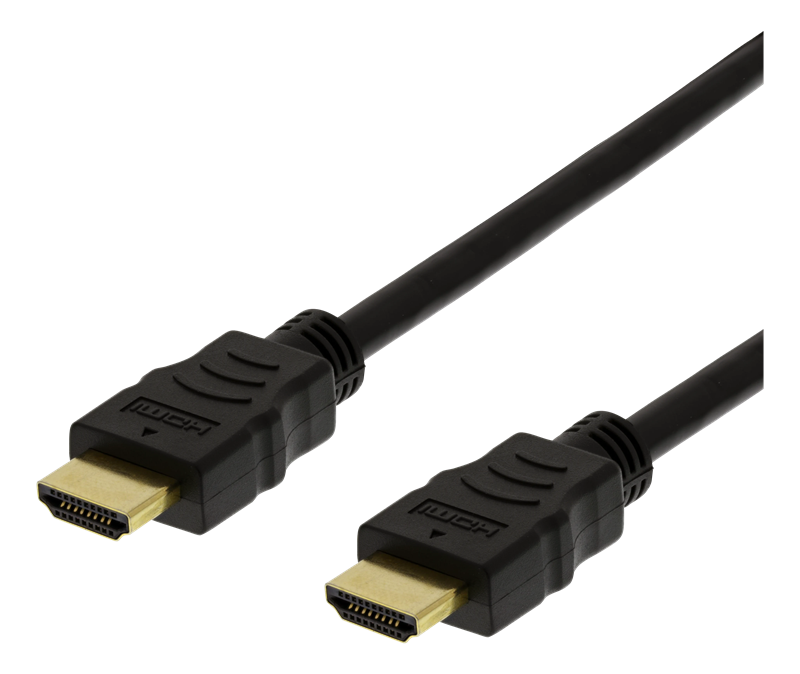 Deltaco Flexibel HDMI-kabel High-Speed 4K UHD 1m