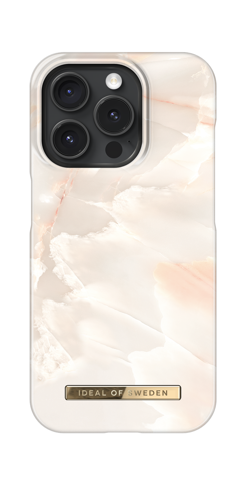 iDeal Of Sweden Fashion Case iPhone 15 Pro Max Rose Pearl Marble - Snyggt mobilskal - Designskal