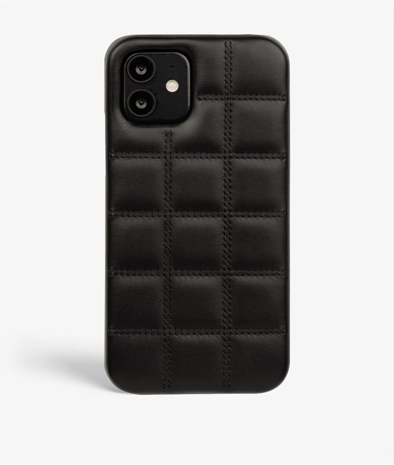 The Case Factory Skal iPhone 12/iPhone 12 Pro Padded Black