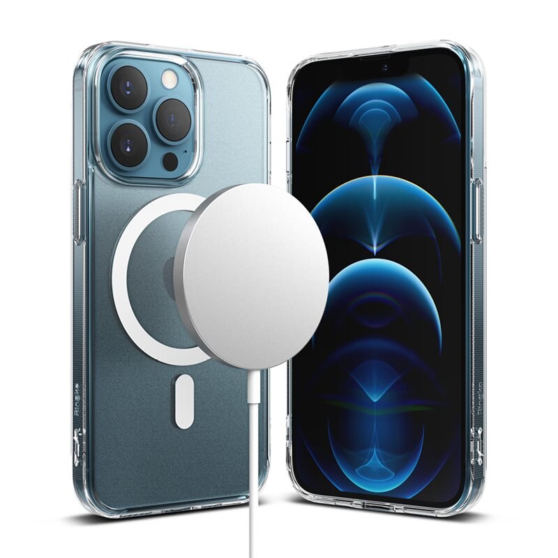 Ringke Fusion Magnetic Skal iPhone 13 Pro Genomskinlig - Mobilskal med MagSafe