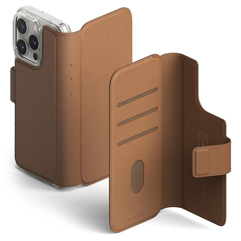 Ringke Folio Wallet Magnetic iPhone 14 Plus Brown