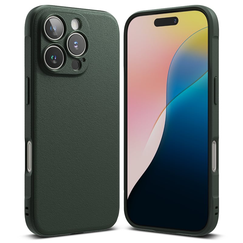 Ringke Onyx Case iPhone 16 Pro Max Dark Green - Mobilskal i snygg design