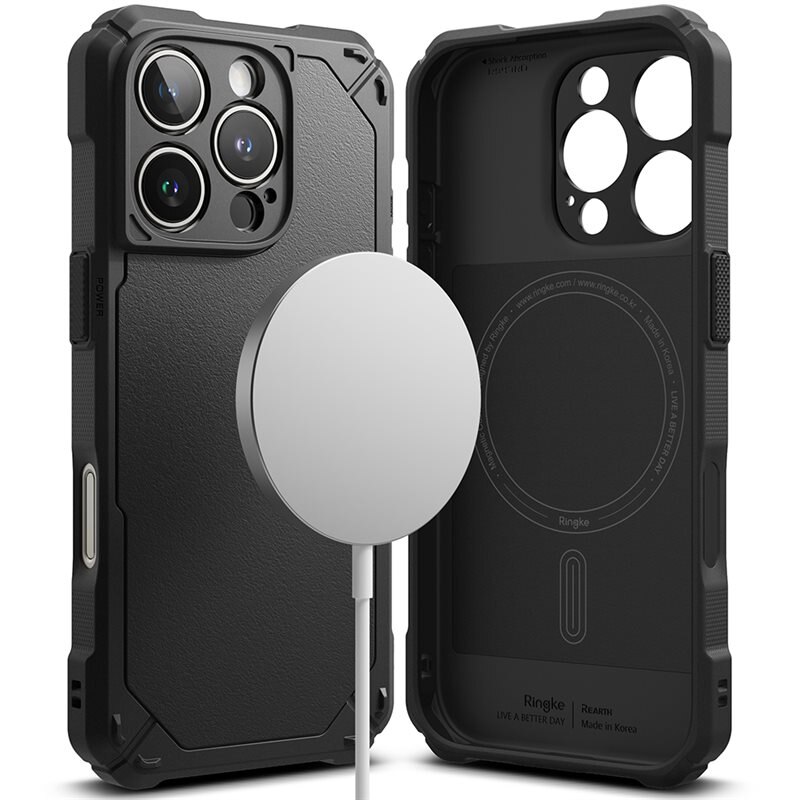 Ringke Rugged Gear Magnetic Case iPhone 16 Pro Black