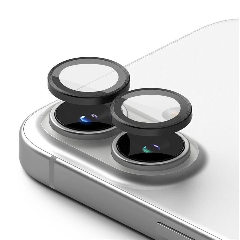 Ringke Camera Lens Frame Glass (2-pack) iPhone 16 Plus Black