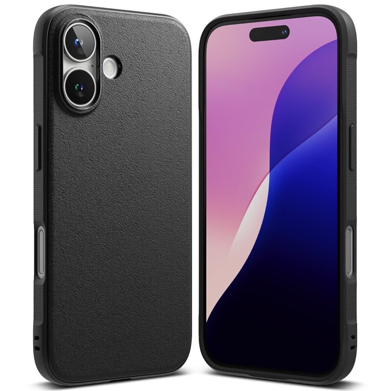 Ringke Onyx Case iPhone 16 Black - Mobilskal i snygg design