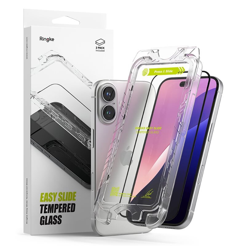 Ringke Easy Slide Glass (2-pack) iPhone 15 Plus
