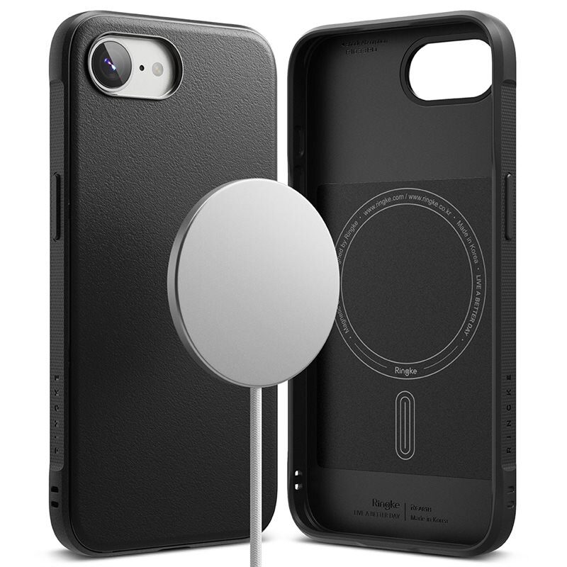 Ringke Onyx Magnetic Case iPhone 16e Black - Snyggt MagSafe-skal